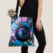 Abstracte artikel 151 All-Over-Print Canvas tas (Dichtbij)