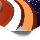 Abstracte artikel 64 Afdrukopties Poster (Hoek)