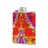 Abstracte artikel 93A gevlekte erlenmeyer Heupfles (Links)