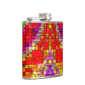 Abstracte artikel 93A gevlekte erlenmeyer Heupfles (Rechts)