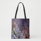 Abstracte artisjokken van eierplant tote bag (Voorkant)