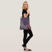 Abstracte artisjokken van eierplant tote bag (Op model)