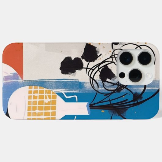 Abstracte Artistic Vase Design Telefoonhoes Case-Mate iPhone Case (Achterkant (horizontaal))