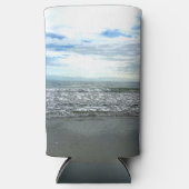 Abstracte, artistieke, auditieve wift seltzer blikjeskoeler (Voorkant)