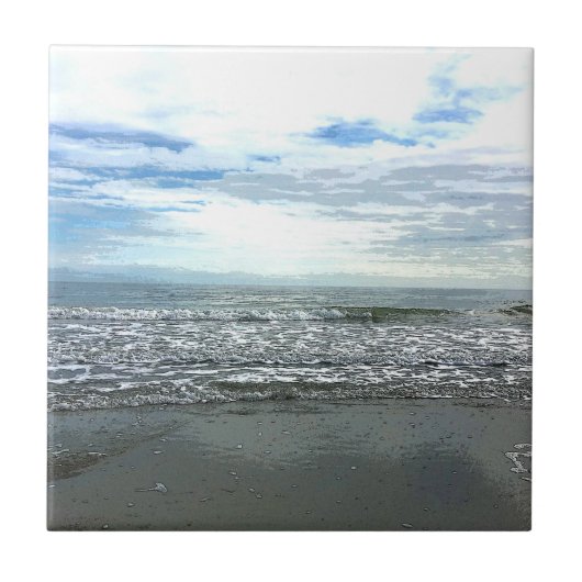 Abstracte, artistieke, auditieve wift tegeltje (Voorkant)