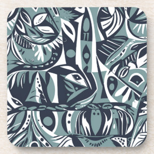Abstracte Artistieke Boho Whimsische Geometrische Bier Onderzetter