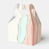 Abstracte artistieke kustWaterverf Dank je wel Bedankdoosjes (Achterkant)