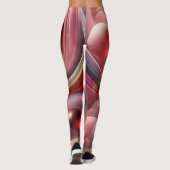 Abstracte artistieke Leggings - Stijlvol & Uniek (Achterkant)