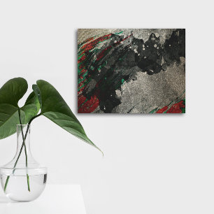 Abstracte artistieke moderne Glam Faux Gold Glitte Canvas Afdruk