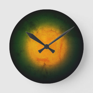 Abstracte artistieke Natuur Ronde Klok