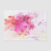 Abstracte artistieke Waterverf pastel kleur blend Tissuepapier (Voorkant)