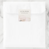 Abstracte artistieke Waterverf Vierkante Sticker (Tas)