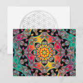 Abstracte ARTs - Kaleidoscoop 16 Briefkaart (Voorkant / Achterkant)
