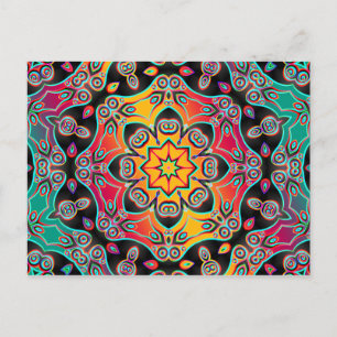 Abstracte ARTs - Kaleidoscoop 16 Briefkaart