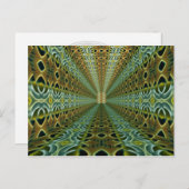 Abstracte ARTs - Kaleidoscooppatroon 05 Briefkaart (Voorkant / Achterkant)