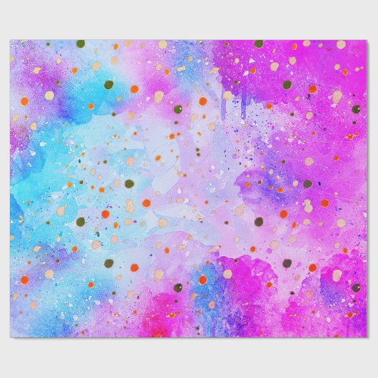 Abstracte Artsy Fun Cadeau Ideeën Inpakpapier (Vlak)