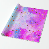 Abstracte Artsy Fun Cadeau Ideeën Inpakpapier (Uitgerold)