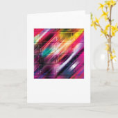 Abstracte Arty Greetings Kaart - TV Thema (Gele Bloem)