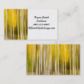 Abstracte Aspen Visitekaartje (Voorkant / Achterkant)