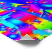 Abstracte Astronaut Poster (Hoek)