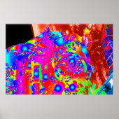 Abstracte Astronaut Poster (Voorkant)