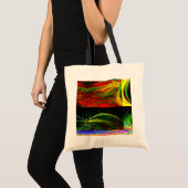 Abstracte Astronomische Spider Canvas tas. Tote Bag (Voorkant (product))