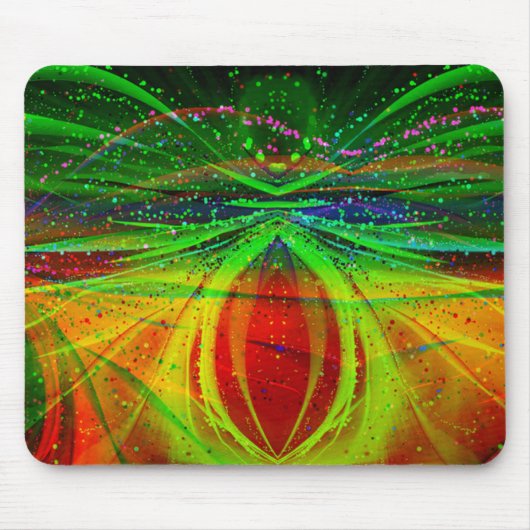 Abstracte Astronomische spin-Muismat Muismat (Voorkant)