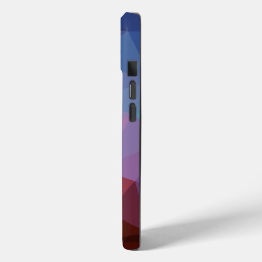 Abstracte asymmetrische driehoeken Case-Mate iPhone case (Achterkant / Links)