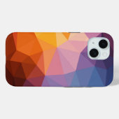 Abstracte asymmetrische driehoeken Case-Mate iPhone case (Achterkant (horizontaal))