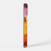 Abstracte asymmetrische driehoeken iPhone 15 case (Rechterkant)