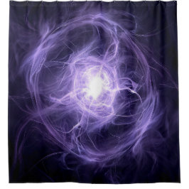 Abstracte aura: Kirlian energievorm Douchegordijn