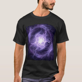 Abstracte aura: Kirlian energievorm T-shirt