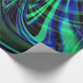 Abstracte Aurora Borealis Gift Wrap Cadeaupapier (Hoek)