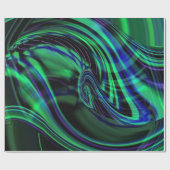 Abstracte Aurora Borealis Gift Wrap Cadeaupapier (Vlak)