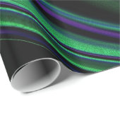 Abstracte Aurora Borealis Gift Wrap Cadeaupapier (Rol Hoek)