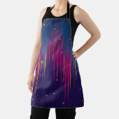 Abstracte Aurora Borealis kleurig Schort (Insitu)