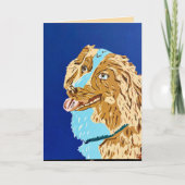 Abstracte Australian Sheppard Kaart (Voorkant)