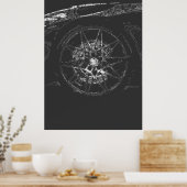 abstracte auto wiel velg esthetische lijn kunst poster (Keuken)