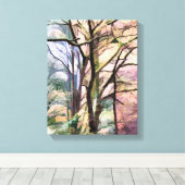 ABSTRACTE AUTUMN BOMEN CANVAS AFDRUK (Insitu (Houten vloer))