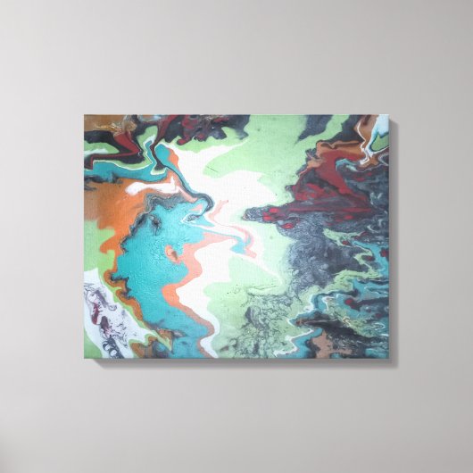 Abstracte Avian Canvas Print (Voorkant)