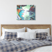 Abstracte Avian Canvas Print (Insitu (Slaapkamer))