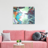 Abstracte Avian Canvas Print (Insitu (Woonkamer))