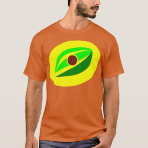 abstracte avocado t-shirt