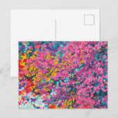 Abstracte Azalea Wildflowers Briefkaart (Voorkant / Achterkant)