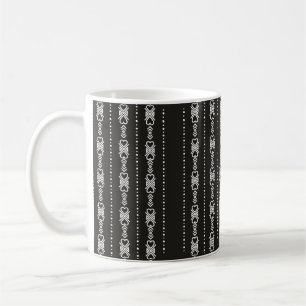 Abstracte aztec harttextuur koffiemok