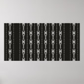 Abstracte aztec harttextuur poster (Voorkant)