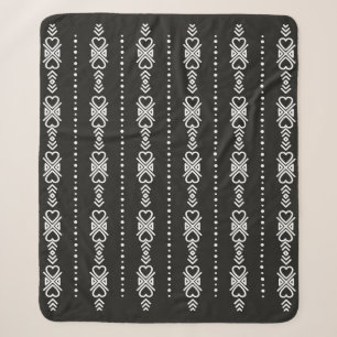 Abstracte aztec harttextuur sherpa deken