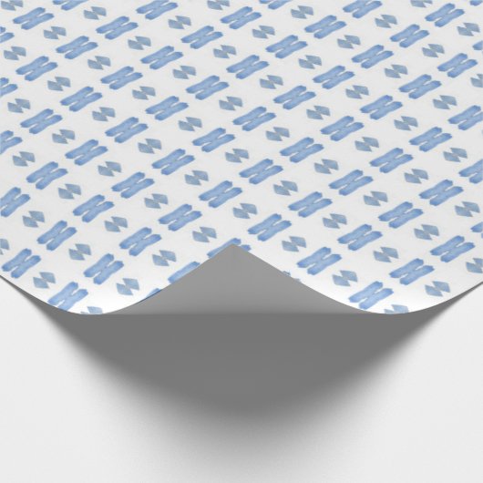 Abstracte Baby Blues2 Cadeaupapier (Hoek)