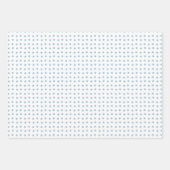 Abstracte Baby Blues Inpakpapier Vel (Voorkant 2)