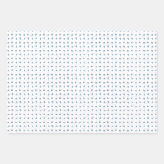 Abstracte Baby Blues Inpakpapier Vel (Voorkant 2)